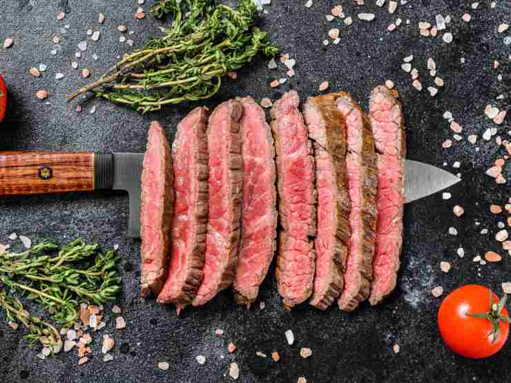 filetto cotto alla perfezione rosa all'interno