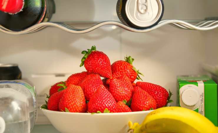 Fragole in frigorifero