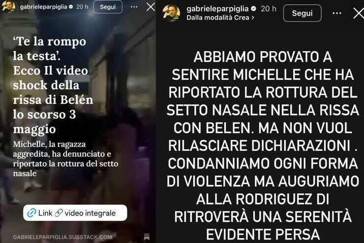 Screen storie Gabriele Parpiglia