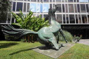 Il cavallo di Viale Mazzini, simbolo della Rai