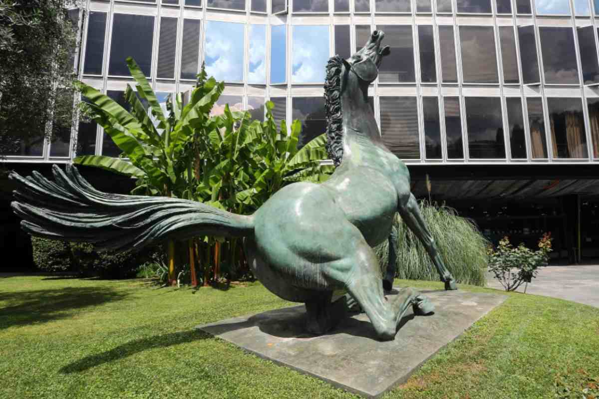 Il cavallo di Viale Mazzini, simbolo della Rai