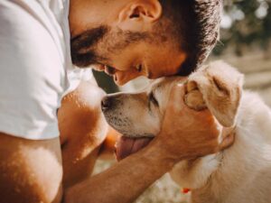 cane con proprietario