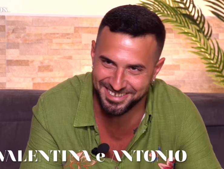 antonio di temptation island nel video di presentazione