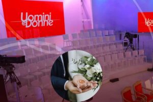 Studio Uomini e Donne, due sposi con fedi
