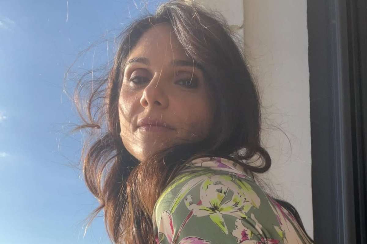 Primo piano dell'attrice Daniela Ioia